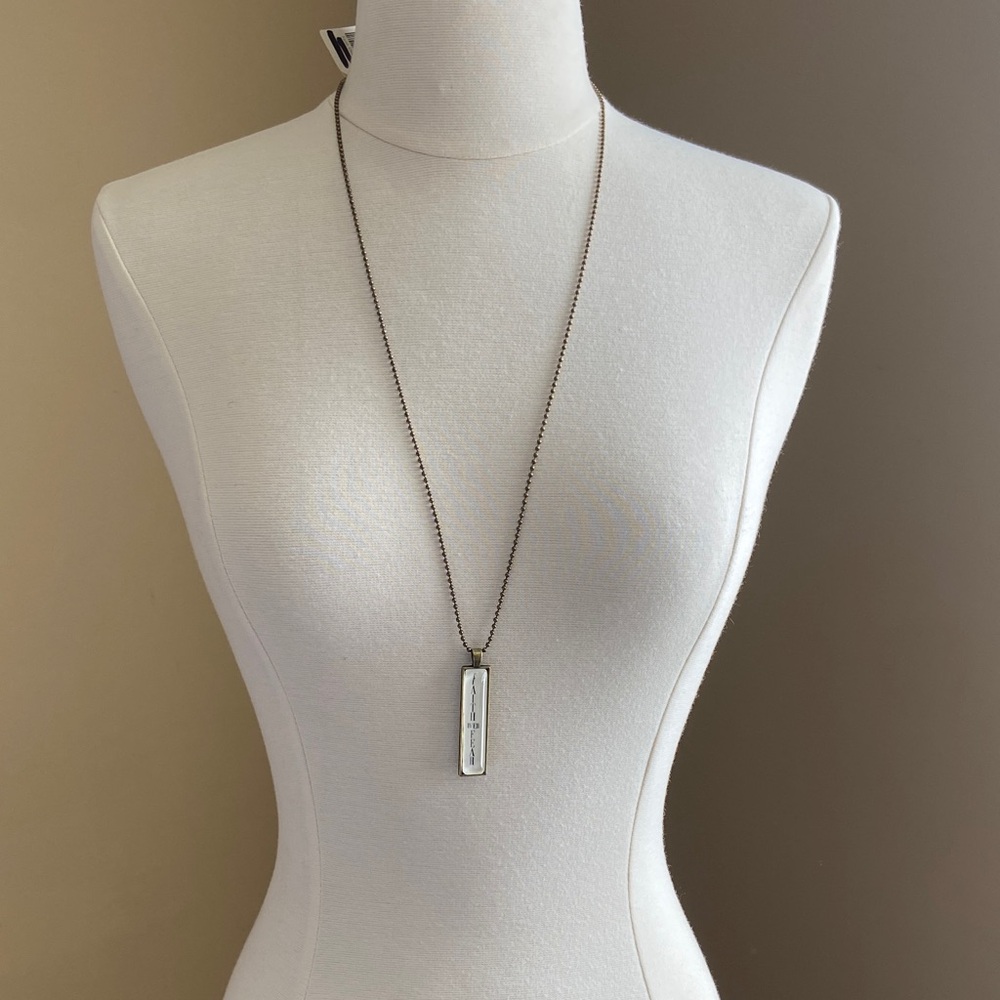 NWT Faith Based  Pendant Necklace - Faith Over Fear